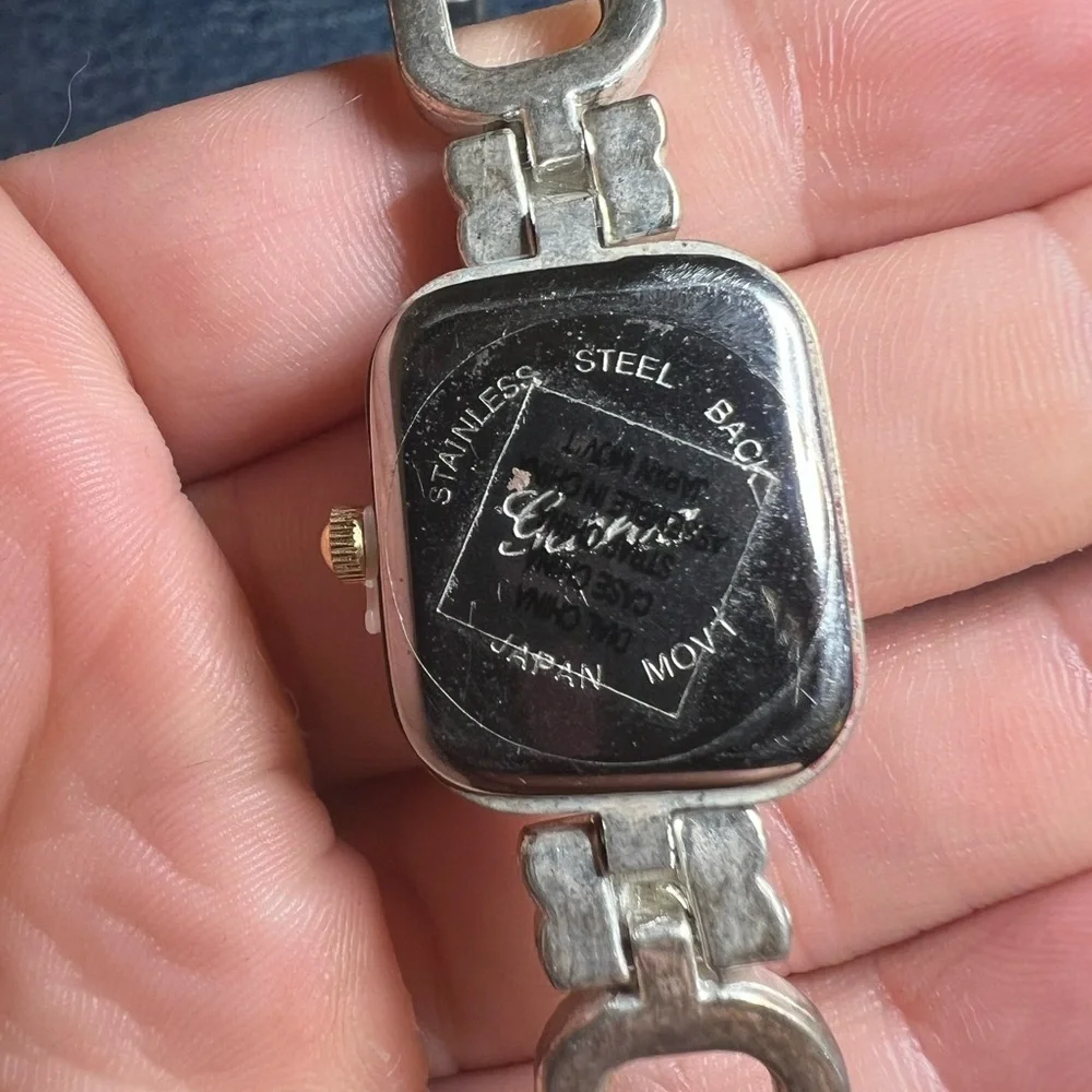 Vintage Geneva Silver and Gold Women's Watch